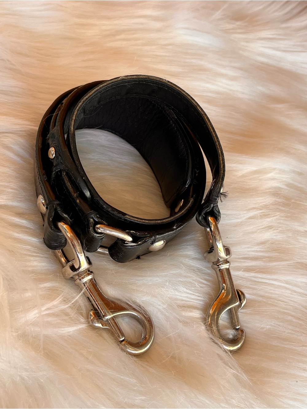 Coach Ashley Replacement Strap Black Silver Fair